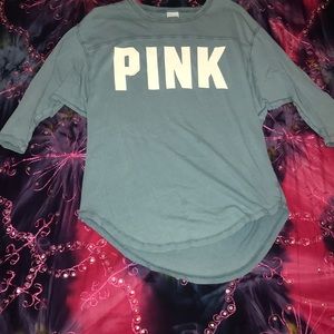 VS Pink Quarter Sleeve Shirt
